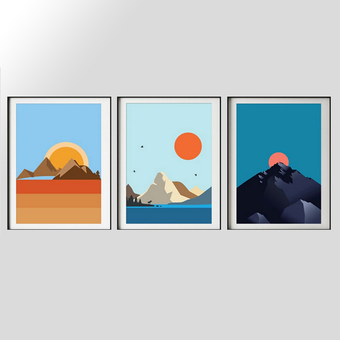 Abstract Nordic Set Prints