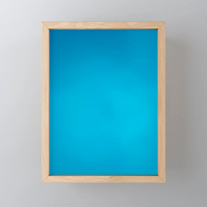 Aqua Dreaming Framed Mini Print