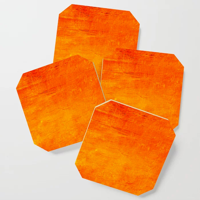 Orange Sunset Coasters