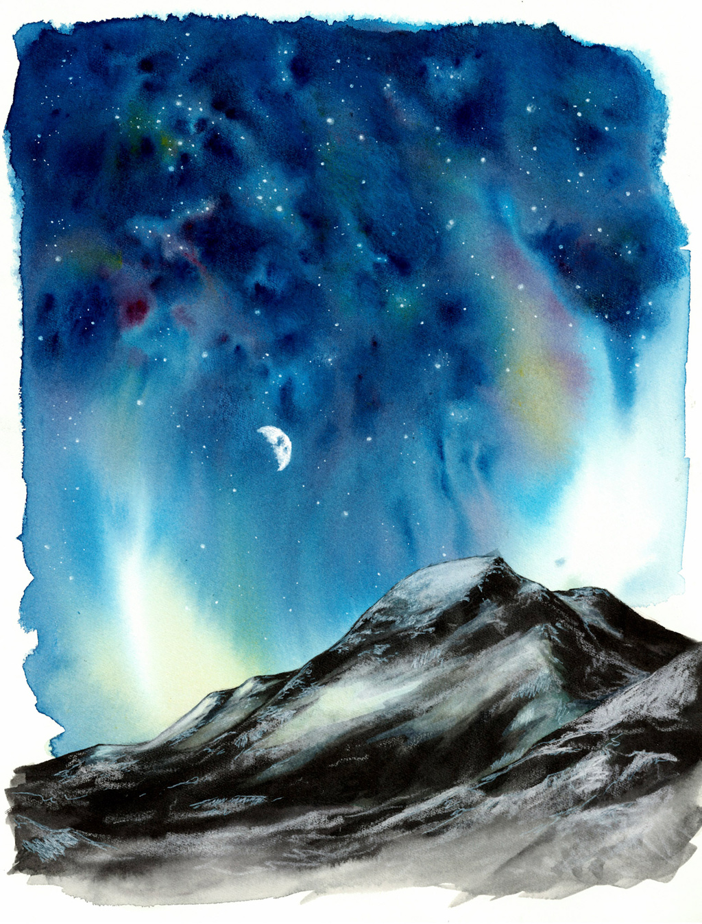 Night Sky Over Vássečohkka