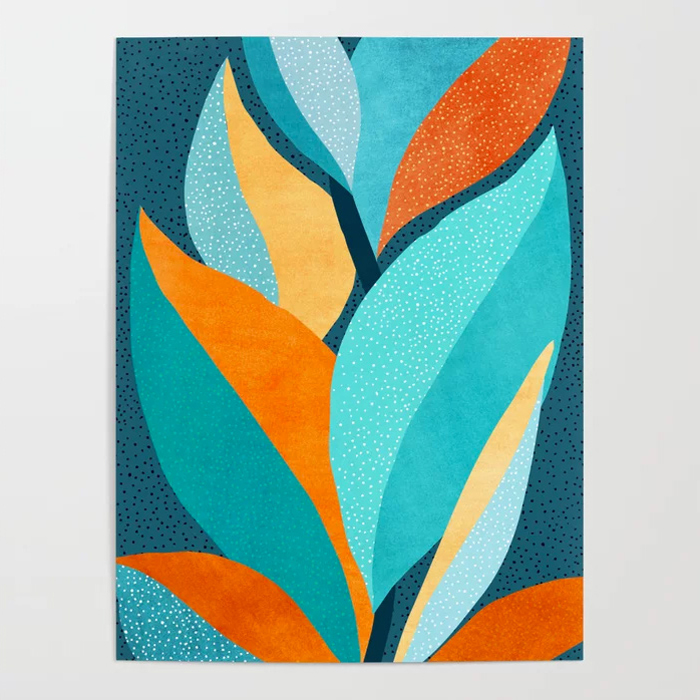 Tropical Foliage Poster