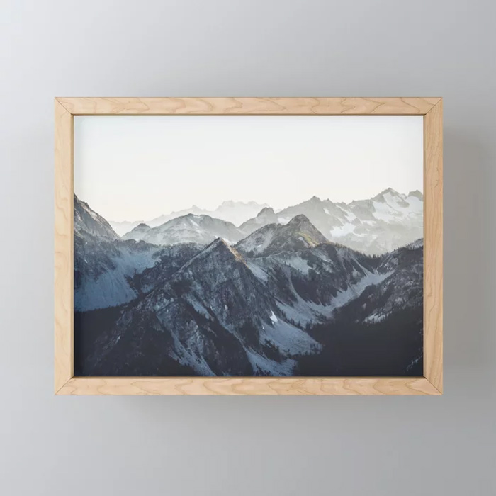 Mountain Mood Framed Mini Print