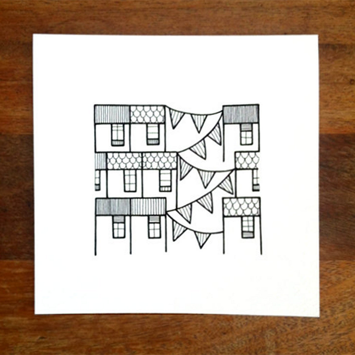 Street Party Illustration