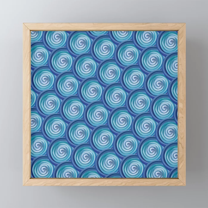 Archimedean Spirals Framed Mini Print