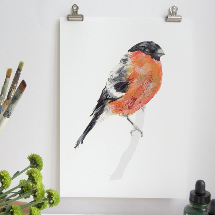 Bullfinch Print