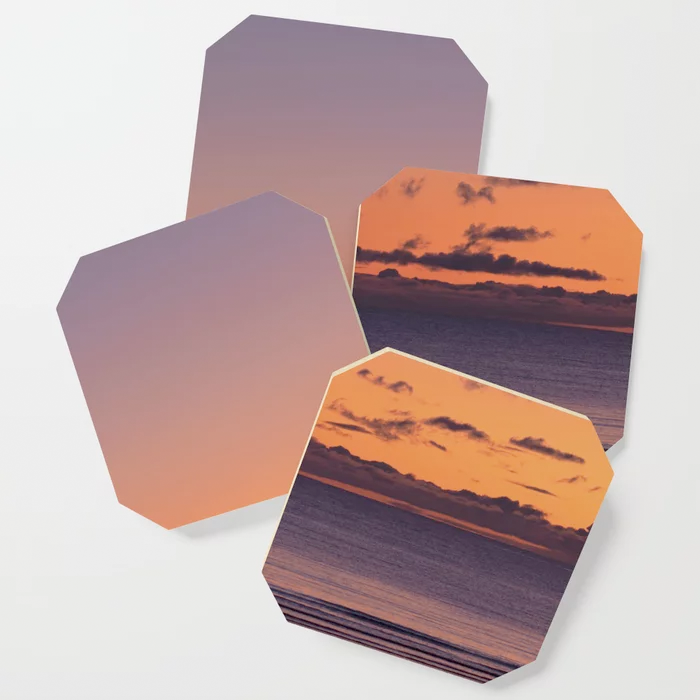 Gradient Sunset Coasters