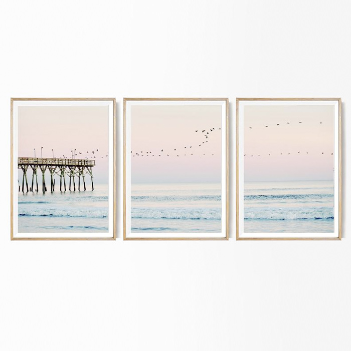 Blush Pink Coastal Trio