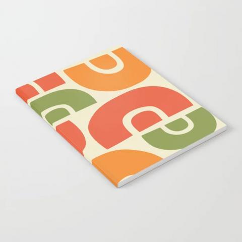 Midcentury Abstract Notebook