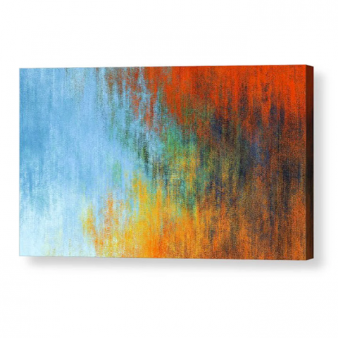 Abstract Colours Canvas