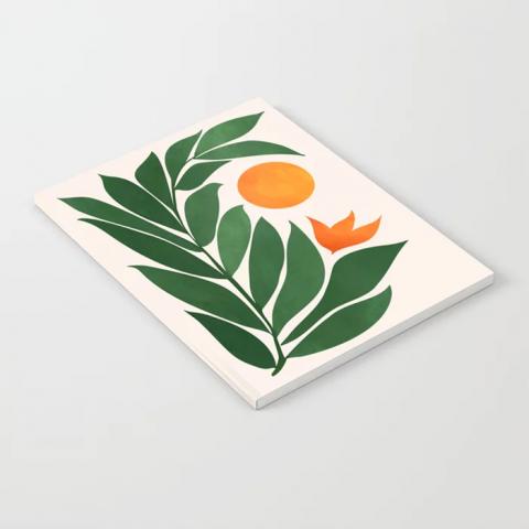 Tropical Forest Sunset Notebook