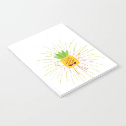 Passion Pineapple Notebook