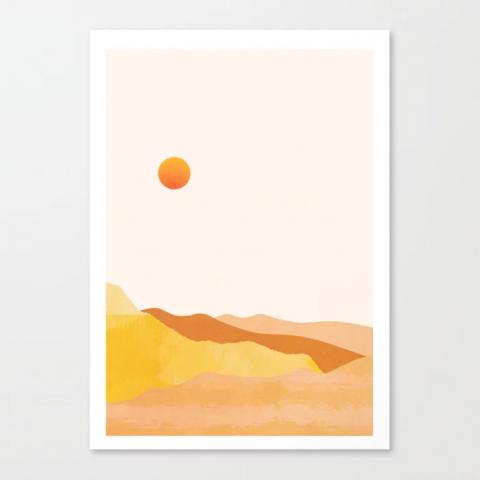 Desert Sun 01 Canvas